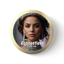 Concurso de Brilho Dourado Botão de Pin Personaliz