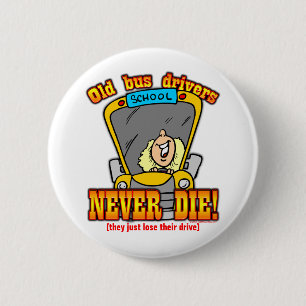 Bóton Redondo 5.08cm Condutores de autocarro