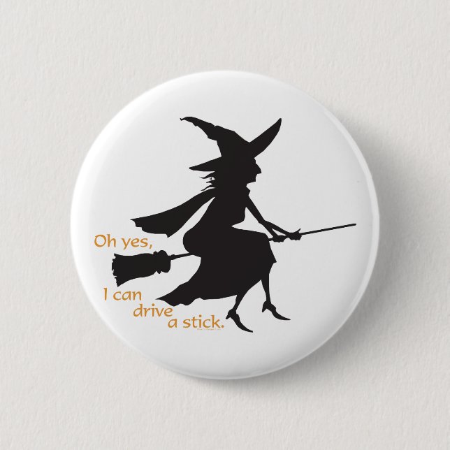 Bóton Redondo 5.08cm Conduza uma vara (Frente)