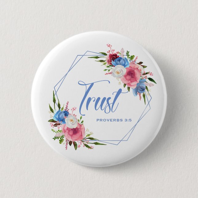 Bóton Redondo 5.08cm Confiança (Frente)