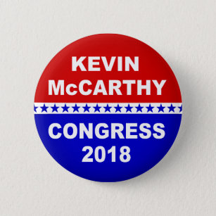 Bóton Redondo 5.08cm Congresso 2018 de Kevin McCarthy Califórnia