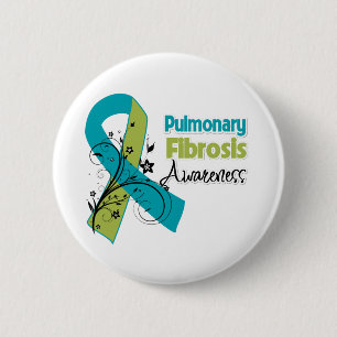 Bóton Redondo 5.08cm Consciência da fibrose pulmonaa