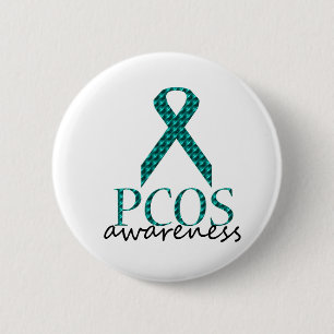 Bóton Redondo 5.08cm Consciência de PCOS