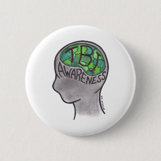 Bóton Redondo 5.08cm Consciência de TBI