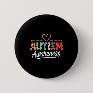 Bóton Redondo 5.08cm Consciência do autismo autista