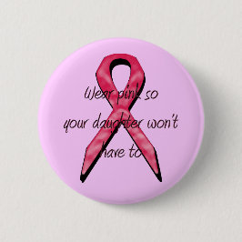 Bóton Redondo 5.08cm consciência do cancro da mama