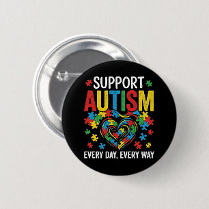 Bóton Redondo 5.08cm Conscientização do autismo