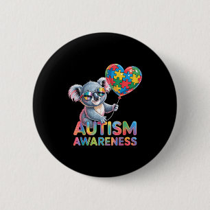 Bóton Redondo 5.08cm Conscientização sobre autismo