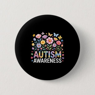 Bóton Redondo 5.08cm Conscientização sobre autismo
