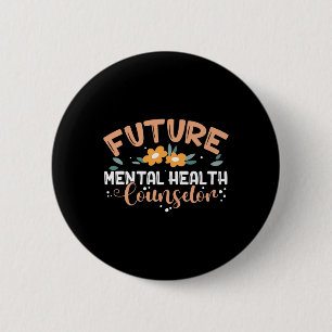 Bóton Redondo 5.08cm Conselheiro de Saúde Mental Conselheiro de Saúde M