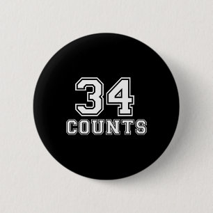 Bóton Redondo 5.08cm Contagem ao Presidente Donald Trump Team Biden Fin