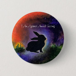 Bóton Redondo 5.08cm Contra o teste animal