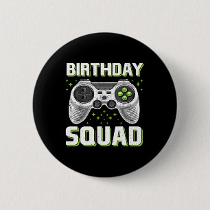 Bóton Redondo 5.08cm Controlador De Jogo De Esquadrão Birthday Para Gam