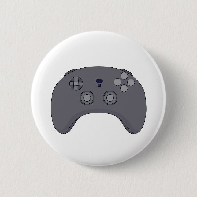 Bóton Redondo 5.08cm Controladora de videogame (Frente)