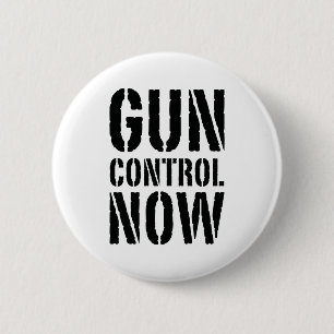 Bóton Redondo 5.08cm Controlo de armas agora