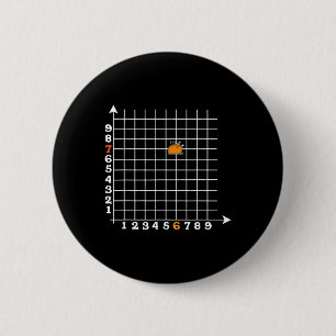 Bóton Redondo 5.08cm Coordenada Seis Sete Professor de Matemática Engra