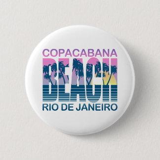 Bóton Redondo 5.08cm Copacabana Beach