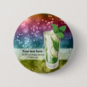 Bóton Redondo 5.08cm Coquetéis