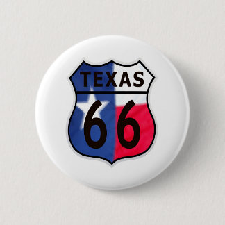 Bóton Redondo 5.08cm Cor de Texas da rota 66