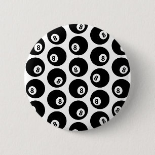Bóton Redondo 5.08cm COR PERSONALIZADA DO Padrão de Piscina de Oito Bil