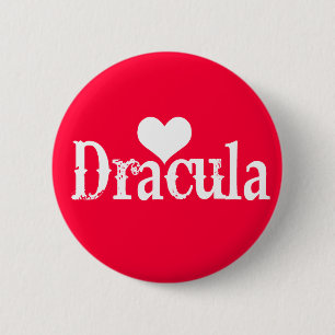 Bóton Redondo 5.08cm Coração (amor) Dracula
