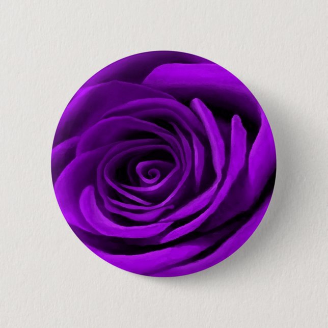 Bóton Redondo 5.08cm Coração De Um Rosa Roxo (Frente)