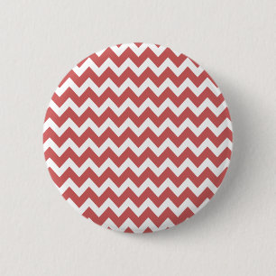 Bóton Redondo 5.08cm Coral Zigzag Chevron Stripes