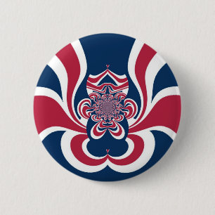 Bóton Redondo 5.08cm Cores Unidos: Padrão Global Colorido