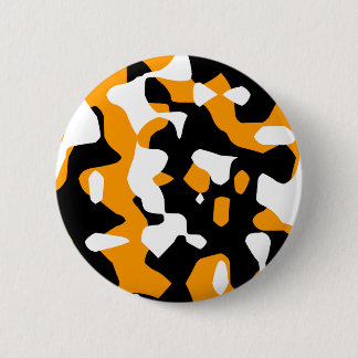 Bóton Redondo 5.08cm Corey Tiger 80s Camuflagem Laranja Retro (Camo)