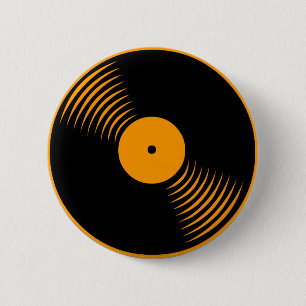 Bóton Redondo 5.08cm Corey Tiger 80s - Pino do Registro de Vinilo Retro