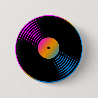 Bóton Redondo 5.08cm Corey Tiger 80s - Pino do Registro de Vinilo Retro
