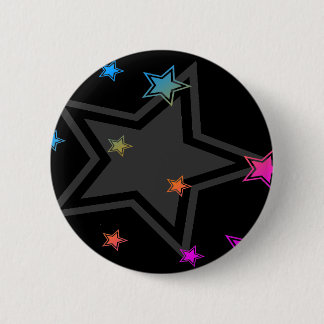 BÓTON REDONDO 5.08CM COREY TIGER OITAVELMENTE ESTRELAS RETRO DISCO