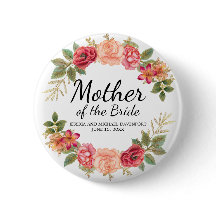 Coroa Floral Rosa Vermelha Mãe da Noiva Personaliz