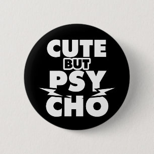 Bóton Redondo 5.08cm Cortar Mas Psicopata