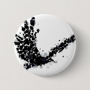 Bóton Redondo 5.08cm corvo