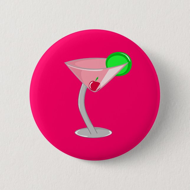 Bóton Redondo 5.08cm Cosmopolita (Frente)