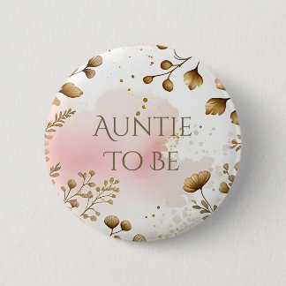 Bóton Redondo 5.08cm Cottage Core Mushrooms and Flowers | Auntie To Be
