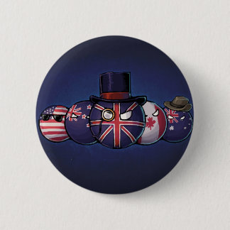 Bóton Redondo 5.08cm Countryballs anglo-saxão