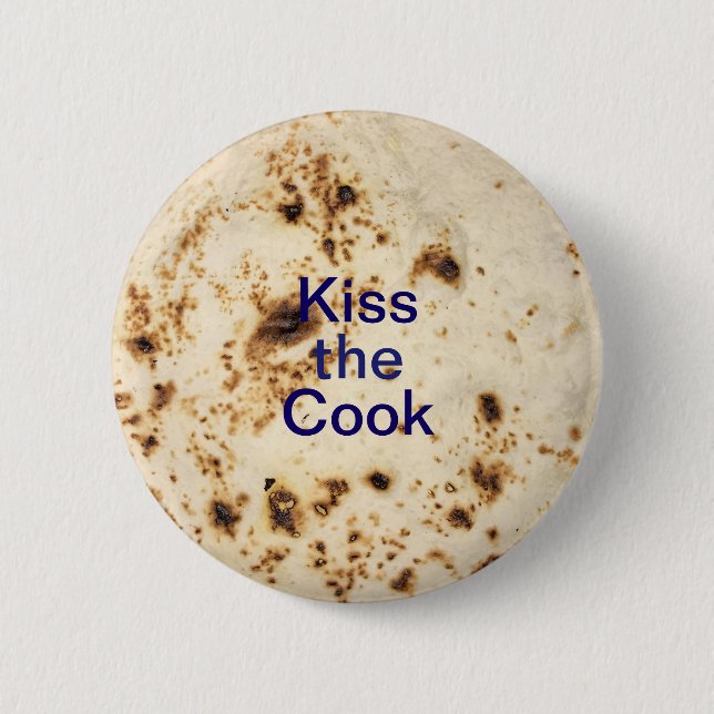 Bóton Redondo 5.08cm cozinha de farinha Magnet Tortilla (Frente)