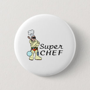 Bóton Redondo 5.08cm Cozinheiro chefe super