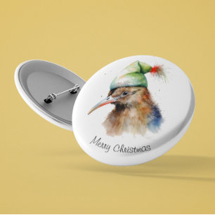 Bóton Redondo 5.08cm Cozy Christmas Kiwi, costume