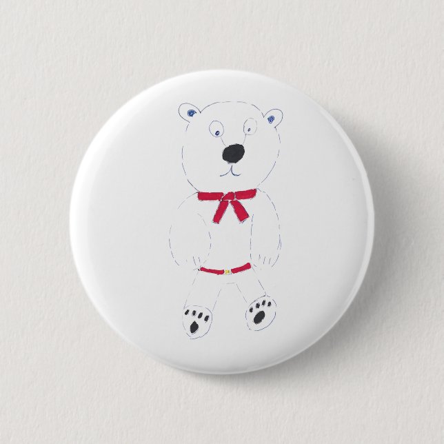 Bóton Redondo 5.08cm Crachá Barry Bear (Frente)