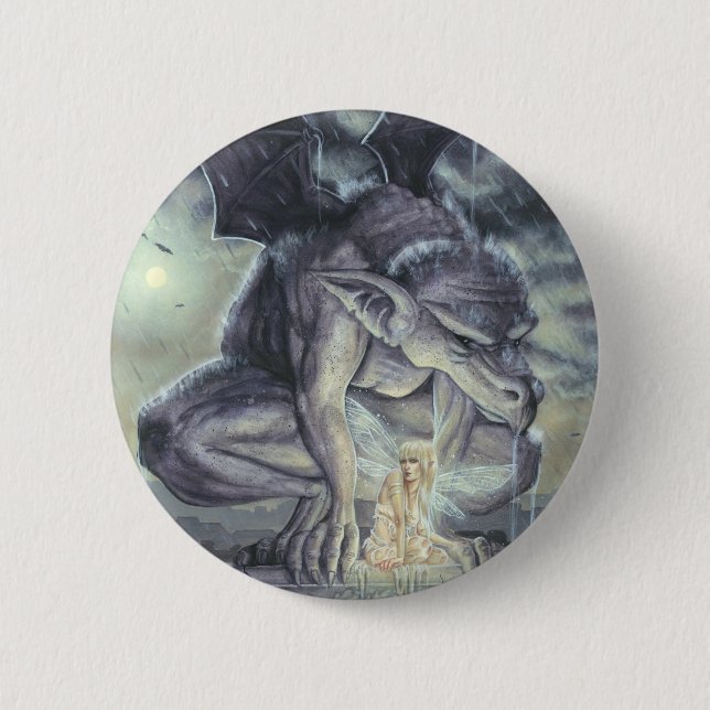 Bóton Redondo 5.08cm Crachá/botão da vigília do telhado (Frente)