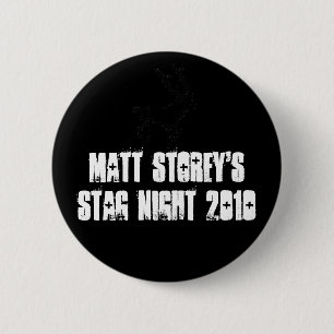 Bóton Redondo 5.08cm Crachá da noite do veado