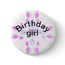 Crachá de aniversário