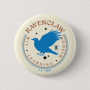 Bóton Redondo 5.08cm CRACHÁ de Orgulho da Casa Azul RAVENCLAW™