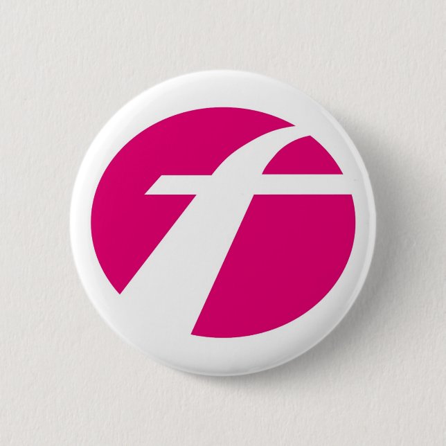 Bóton Redondo 5.08cm Crachá de primeiro barramento (Frente)