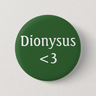 Bóton Redondo 5.08cm crachá Dionysus <3