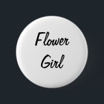 Bóton Redondo 5.08cm Crachá do florista<br><div class="desc">Um crachá perfeito para fazer seu florista estar para fora em seu casamento.</div>