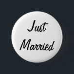 Bóton Redondo 5.08cm Crachá do recem casados<br><div class="desc">Um crachá perfeito para o casal recentemente msrried!</div>